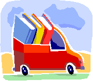 books on wheels graphic