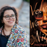 Silvia Moreno-Garcia portrait and Velvet Was the Night cover